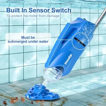 Yousky Cordless Handheld Pool Vacuum for Effortless Cleaning