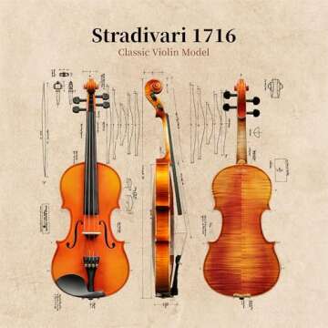 PHOENIX Violin 4/4 Complete Set for All Skill Levels