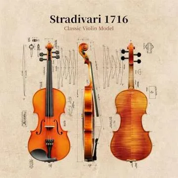 PHOENIX Violin 4/4 Complete Set for All Skill Levels