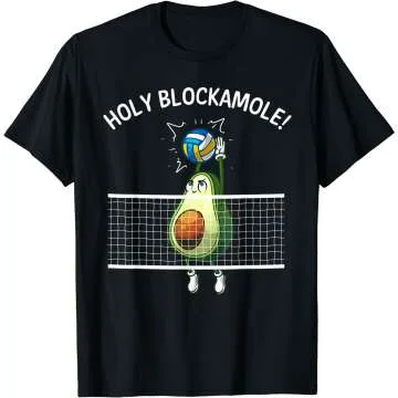 Funny Holy Guacamole Volleyball T-Shirt for Players