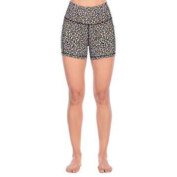 OVRUNS Women's Biker Shorts High Waisted Tummy Control Running Athletic Workout Yoga Casual Shorts w...