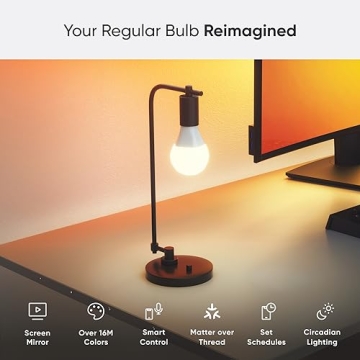 Nanoleaf Smart LED Bulbs - RGB Color & Warm Whites