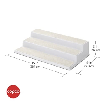 Copco 3-Tier Spice Organizer for Efficient Kitchen Storage
