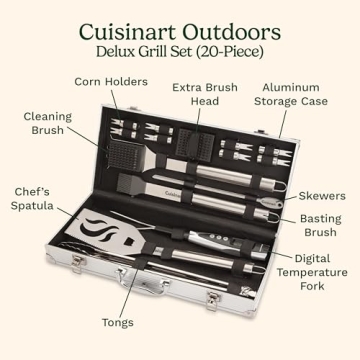 Cuisinart Deluxe BBQ Tool Set – 20 Pieces