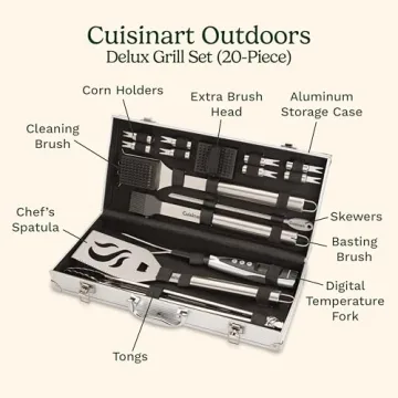 Cuisinart Deluxe BBQ Tool Set – 20 Pieces