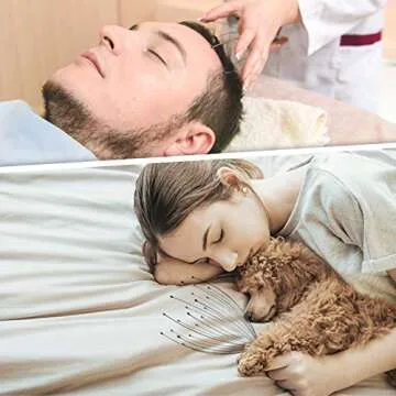 HOFASON 4PCS Head Massager Head Scratcher with 20 Fingers, Scalp Massager Christmas Gift Ideas Stocking Stuffers for Women Men, Massager Tool Bulk Set for Hair Growth and Body Stress Relax