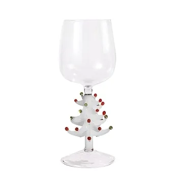 3D Christmas Tree Drinking Glass for Wine and Water