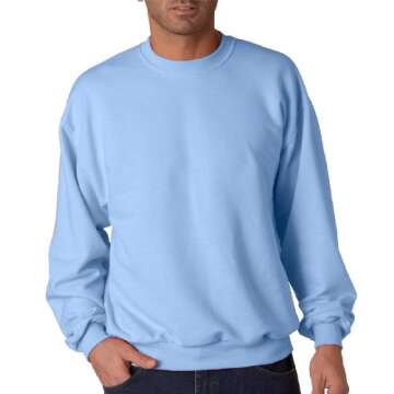 Jerzees NuBlend Crewneck Sweatshirt Light Blue