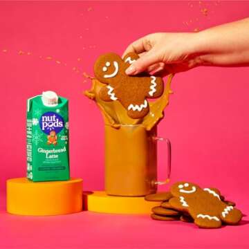 nutpods Gingerbread Latte Non-Dairy Coffee Creamer 3-Pack