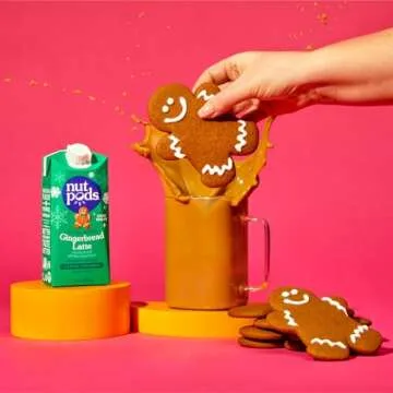 nutpods Gingerbread Latte Non-Dairy Coffee Creamer 3-Pack