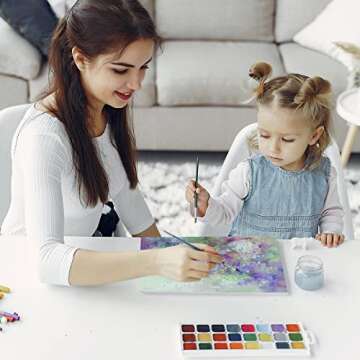 Simetufy 24 Pack 12 x 16 inch Canvas Boards for Painting- Gesso Primed Acid-Free 100% Cotton Canvas Panels for Acrylics Oil Watercolor Tempera Paints