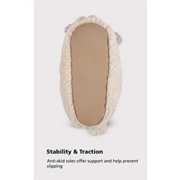 PajamaGram Bunny Slippers for Women - Bedroom Slippers Women Easter Gifts, 8-10