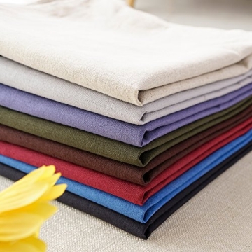 Eco-Friendly Yellow Lumbar Pillow Cover Linen Cotton Blend