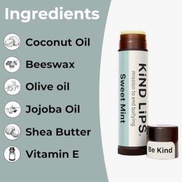 USDA Organic Lip Balm for Moisturized Lips - 3 Pack