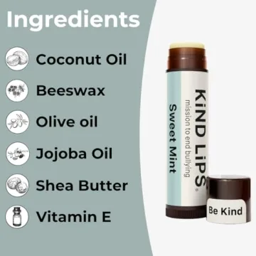 USDA Organic Lip Balm for Moisturized Lips - 3 Pack