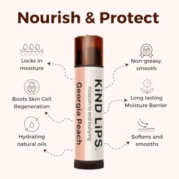 USDA Organic Lip Balm for Moisturized Lips - 3 Pack