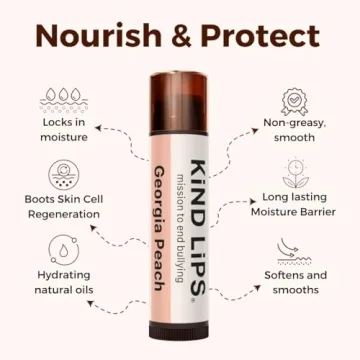 USDA Organic Lip Balm for Moisturized Lips - 3 Pack