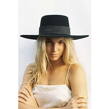 Lack of Color Sierra Gold Wide-Brimmed Wool Hat for Women