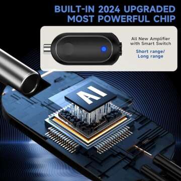 880+ Miles Range TV Antenna, Digital TV Antenna Indoor with Amplifier and Signal Booster, Portable HD Antenna for TV Indoor Outdoor for Smart TV and Old TVs - 36ft Coax Cable - Support 4K 1080p