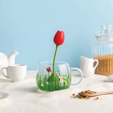 Charming Tea Garden Infuser & Cup Set for Tea Lovers