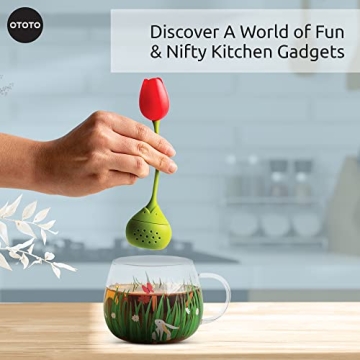 Charming Tea Garden Infuser & Cup Set for Tea Lovers