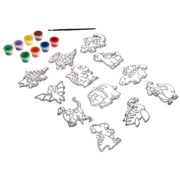 Dinosaur Suncatcher Activity Kit for Kids to Paint