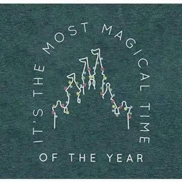 Merry Christmas Shirt Women Xmas Lights Castle Graphic Tops Tee Casual Short Sleeve Holiday T Shirt(Green,Medium)