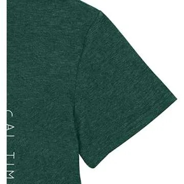 Merry Christmas Shirt Women Xmas Lights Castle Graphic Tops Tee Casual Short Sleeve Holiday T Shirt(Green,Medium)