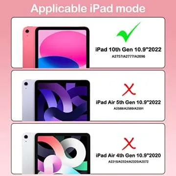 BRAECN Kids Case for iPad (A16) 11th/10th Generation 11”/10.9'' 2025/2022, Rugged Silicone Cover w...