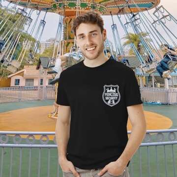 Princess Security Team Shirt - Magical Graphic Tee for Family Adventures