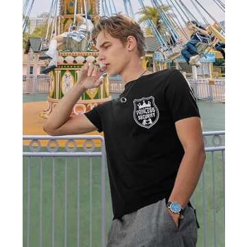 Princess Security Team Men's T-Shirt for Family Fun