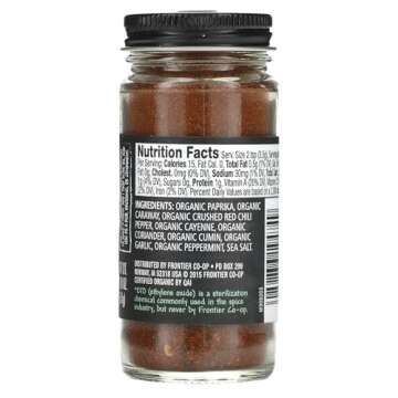 Frontier Co-op Organic Harissa Seasoning - A Spicy North African Delight