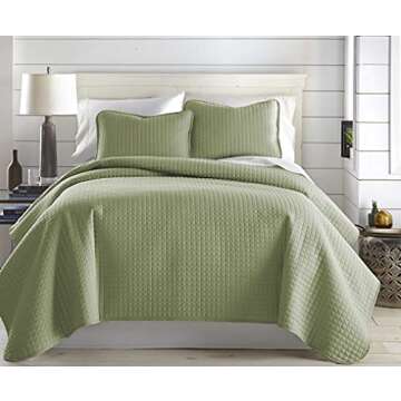 Southshore Fine Living, Inc. Quilts, Queen Size Set, Pet Hair Resistant Bedding, Soft Coverlet Queen...