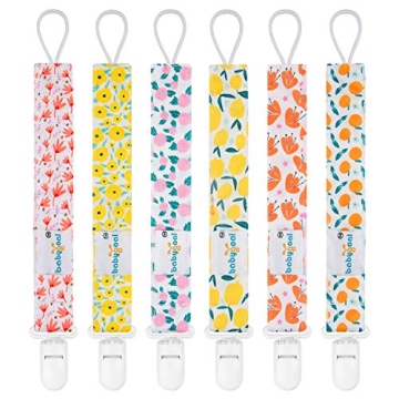 Babygoal Floral Pacifier Clips: Stylish & Functional Binky Holders for Your Baby