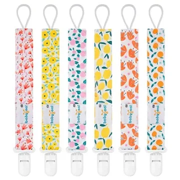 Babygoal Floral Pacifier Clips: Stylish & Functional Binky Holders for Your Baby