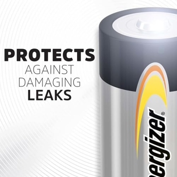 Long-Lasting Energizer D Cell Alkaline Batteries 12 Count