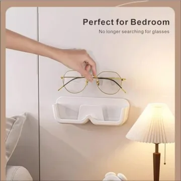 Dincken Glasses Holder Stand - Stylish Wall Mounted Organizer