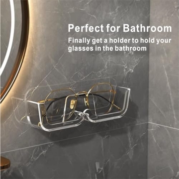 Dincken Glasses Holder Stand - Stylish Wall Mounted Organizer