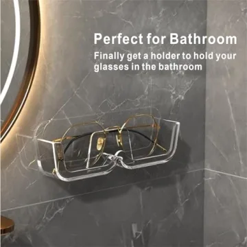 Dincken Glasses Holder Stand - Stylish Wall Mounted Organizer