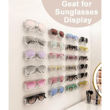 Dincken Glasses Holder Stand - Stylish Wall Mounted Organizer