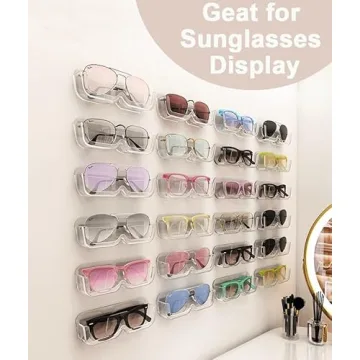 Dincken Glasses Holder Stand - Stylish Wall Mounted Organizer