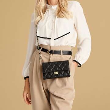 Compact Quilted Crossbody Bag for Women - Stylish & Versatile
