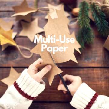 Eco-Friendly Ofelia Kraft Wrapping Paper Roll, 30x100ft