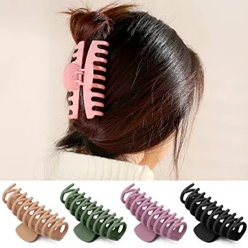 8 Pcs Large Claw Hair Clips for Thick Hair