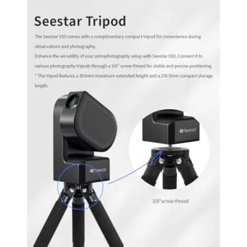 ZWO Seestar S50 Smart Telescope for Stargazing Enthusiasts