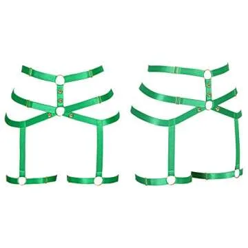 Stylish Women's Punk Garter Harness for Parties & Cosplay
