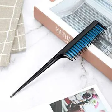 Leinuosen Triple Teasing Comb Set for Effortless Styling