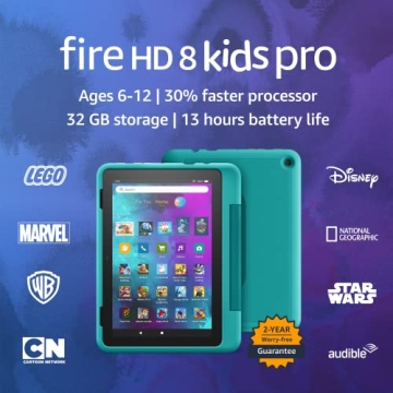 Fire HD 8 Kids Pro Tablet - 2022 Model for Ages 6-12