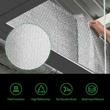 VIVOSUN Double Bubble Reflective Foil Insulation Wrap 25 Ft