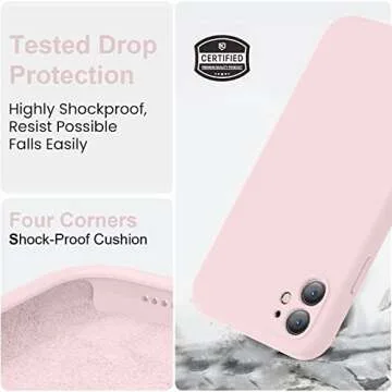 Vooii Chalk Pink iPhone 11 Case - Liquid Silicone Protection